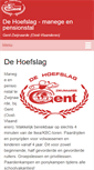 Mobile Screenshot of dehoefslag.be